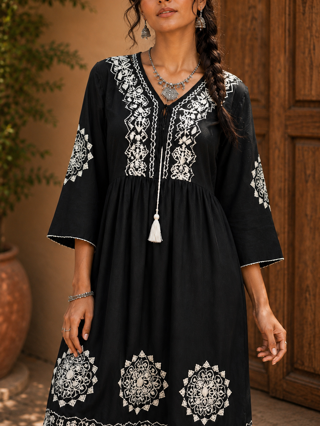 Noir Heritage Dress