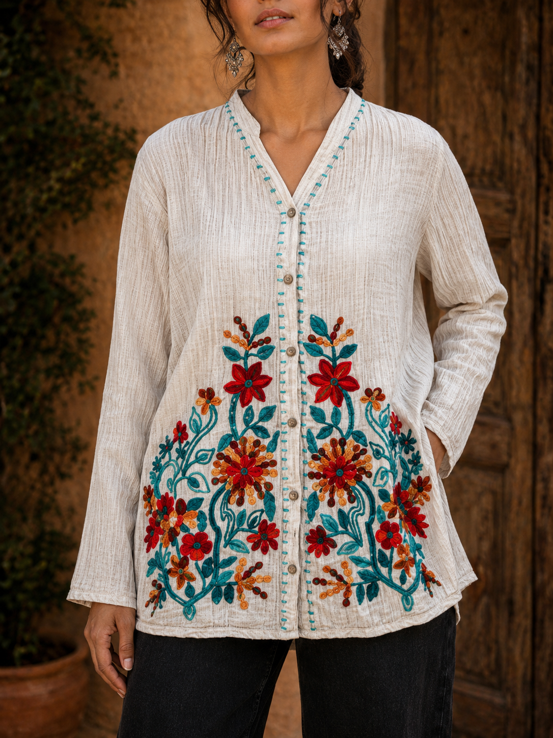 Ivory Garden Shirt