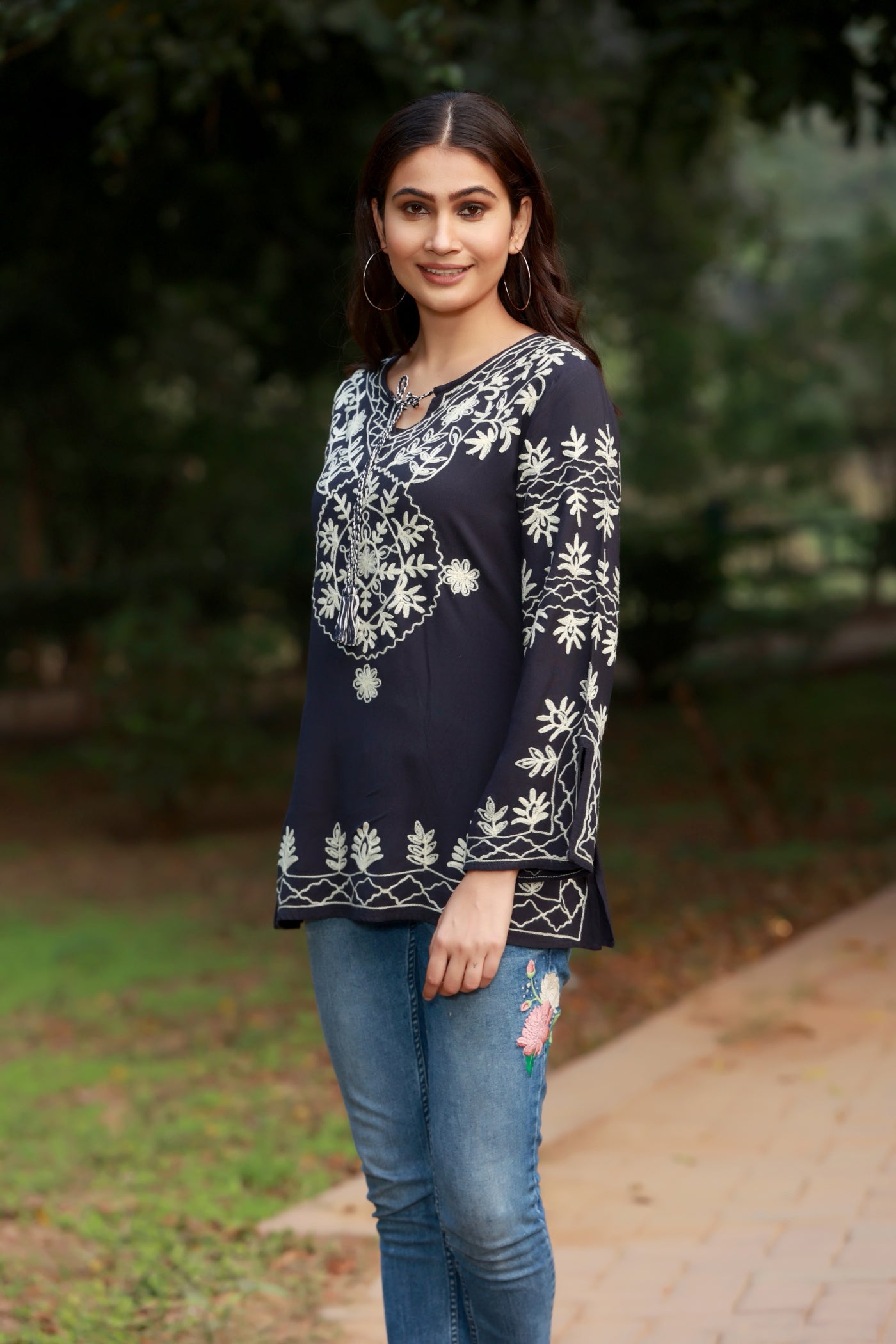 Go Crazy With Navy Tunic