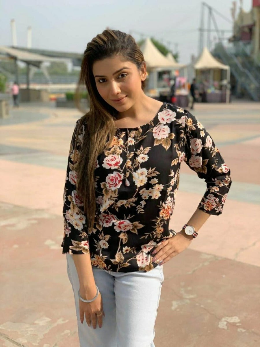 DAY DREAMER SUNFLOWER TOP