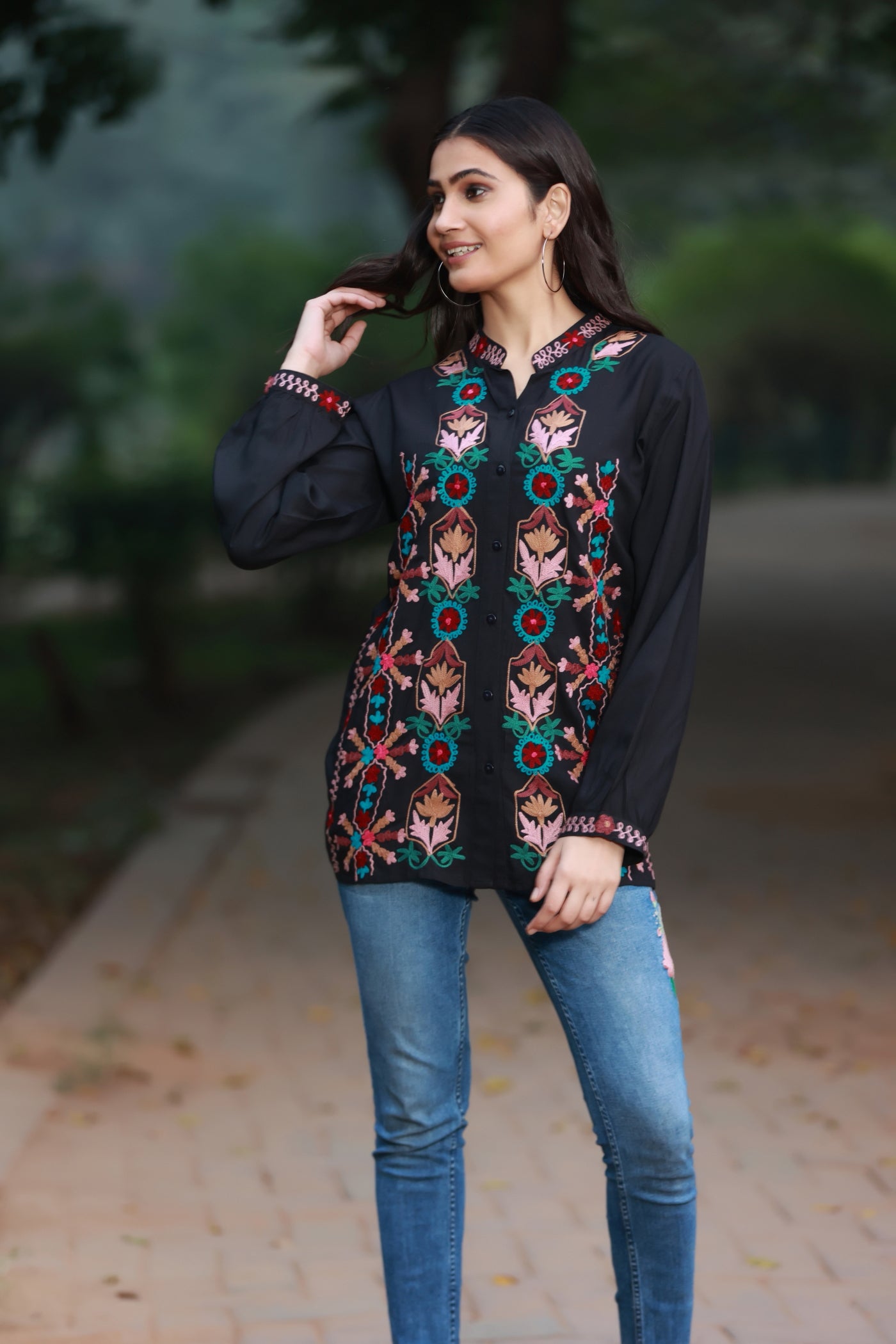 Slay In Black Traditional Yet Classy Tunic