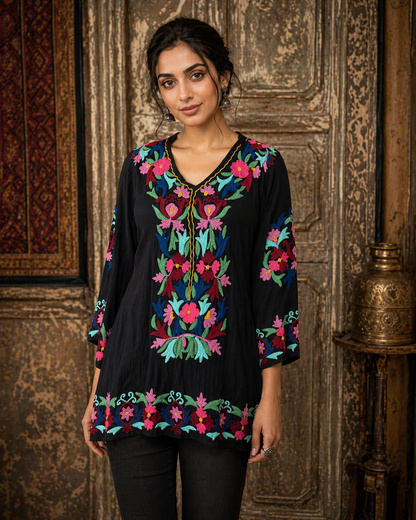 Midnight Garden Top
