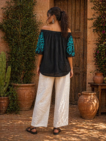 Ocean Mosaic Top