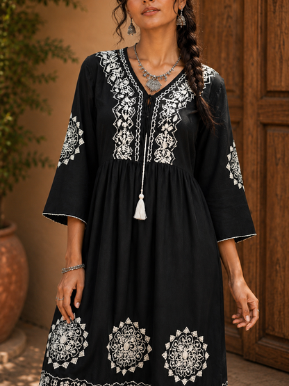 Noir Heritage Dress