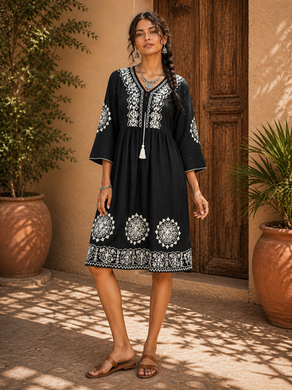 Noir Heritage Dress