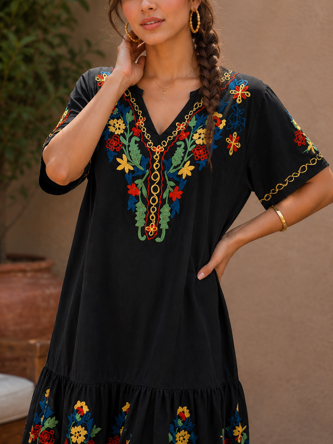 Midnight Meadow Dress