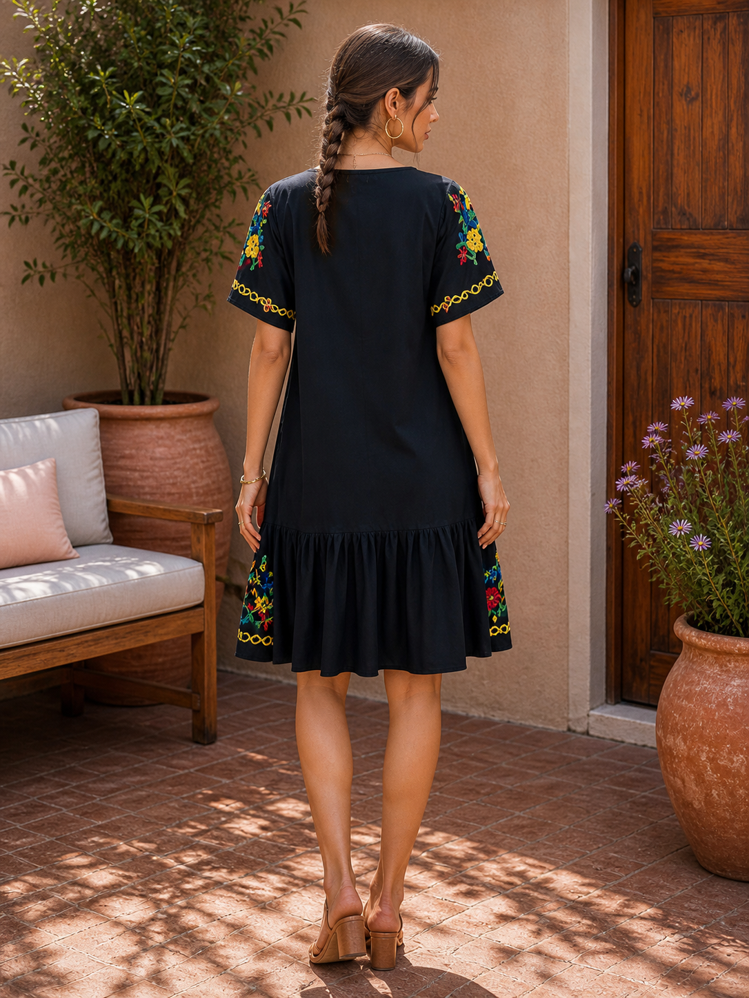 Midnight Meadow Dress