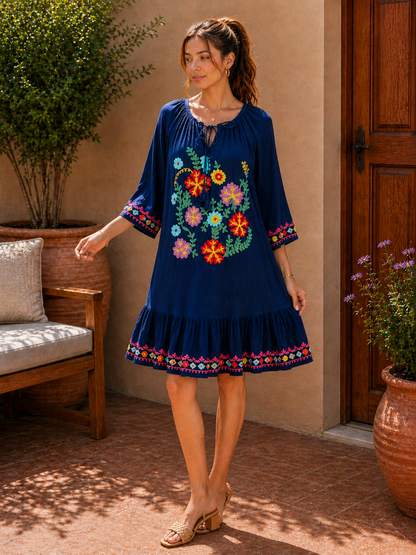 Starlit Petals Dress