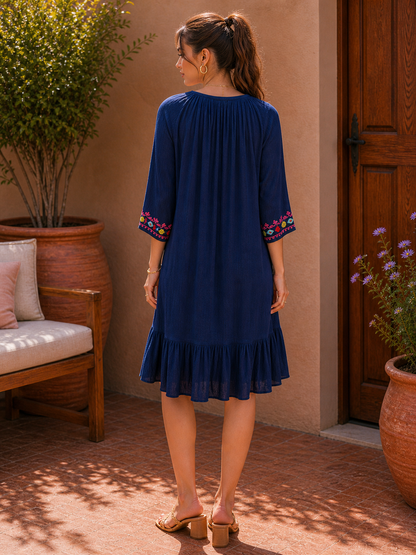 Starlit Petals Dress