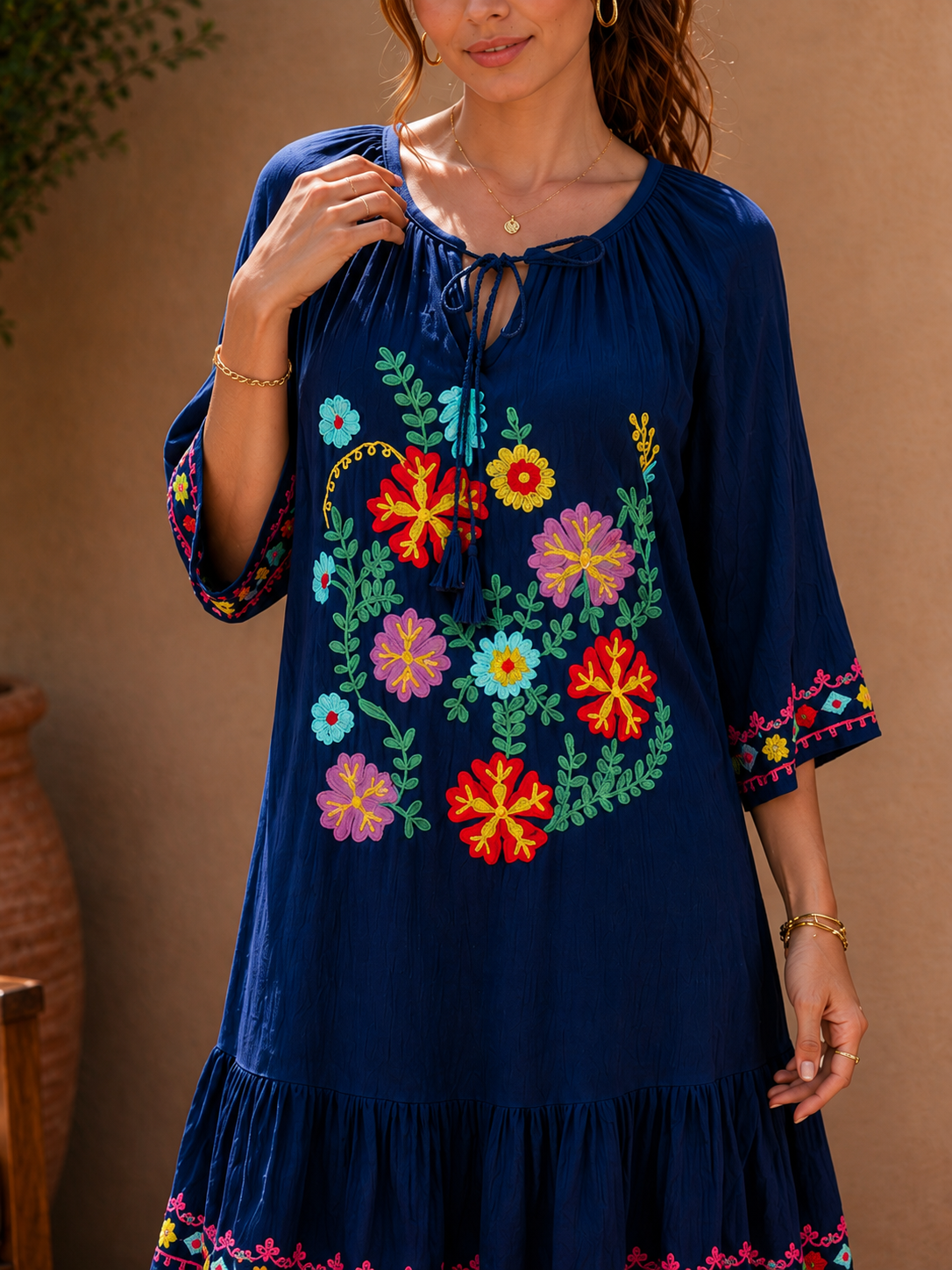 Starlit Petals Dress