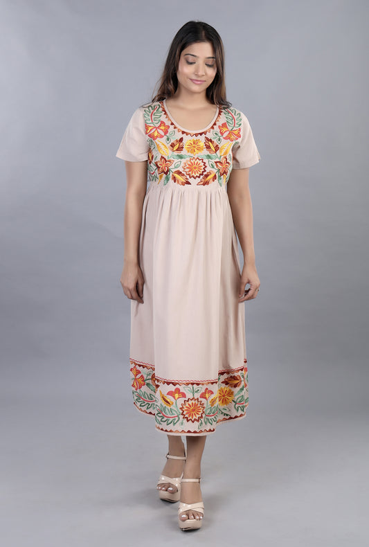 Shape Doesn't Matter Embroidered Dress