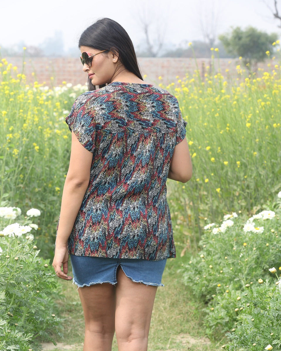 Oasis embroidered tunic