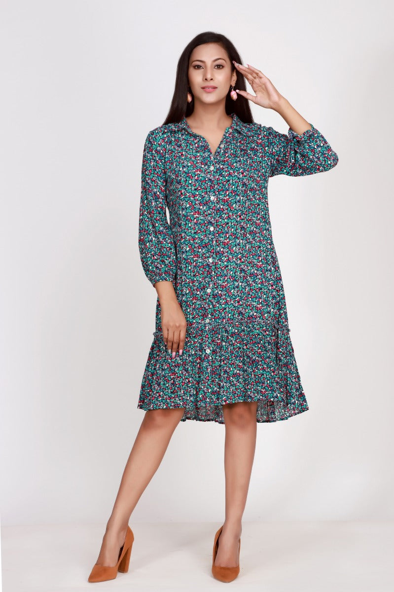 LITTLE ROMANCE SHIRT DRESS