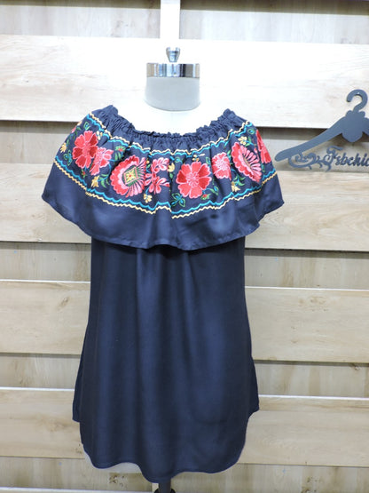 FESTIVAL EMBROIDERED BOHO TUNIC