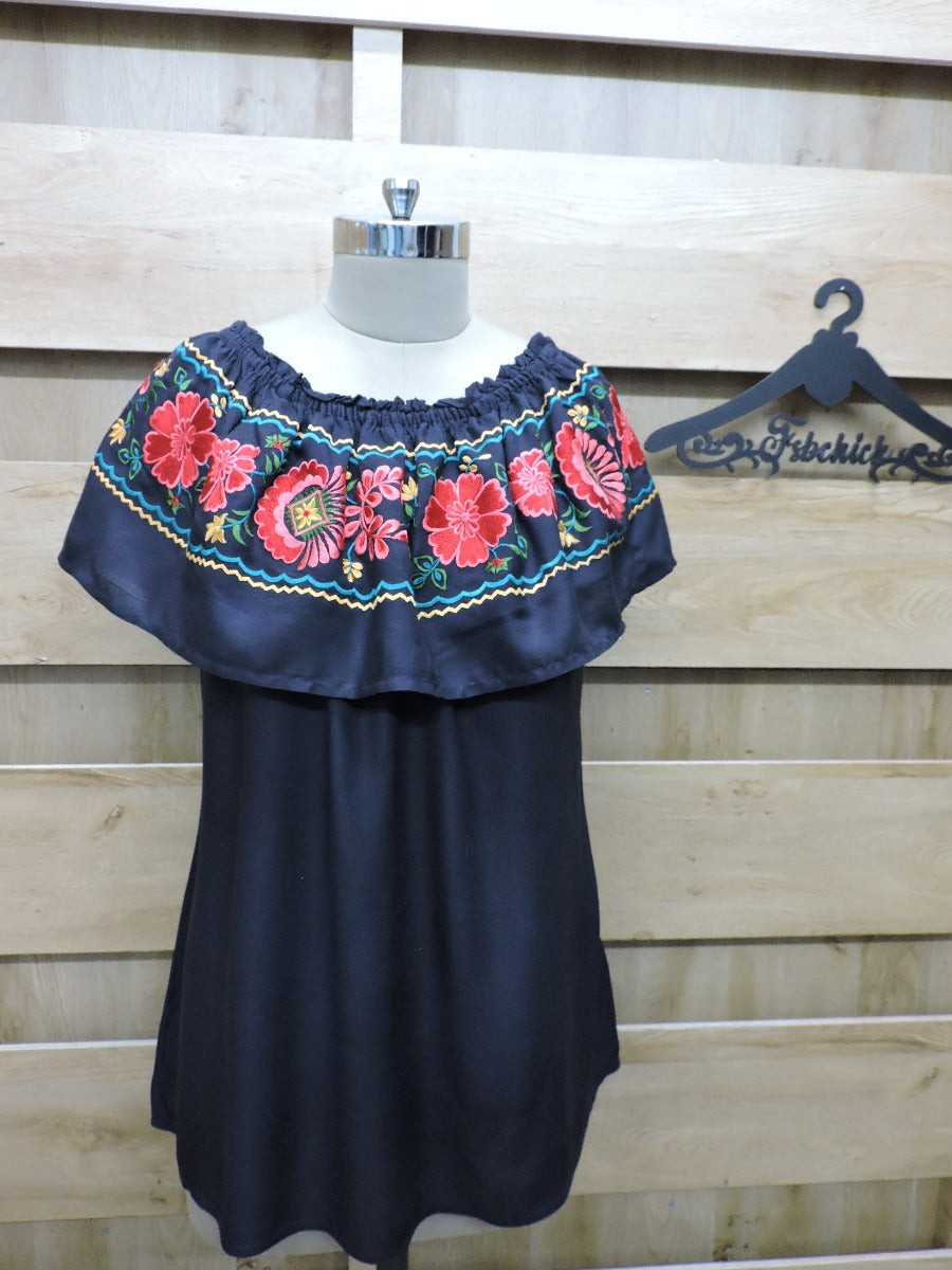 FESTIVAL EMBROIDERED BOHO TUNIC