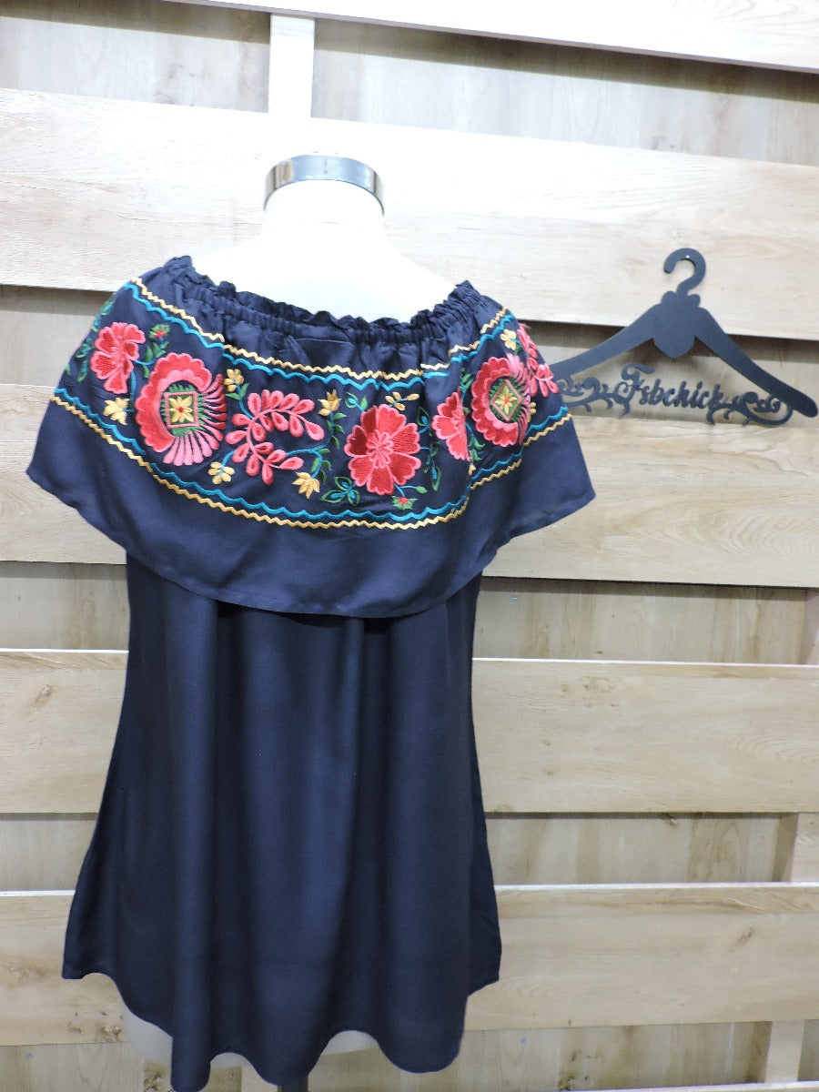 FESTIVAL EMBROIDERED BOHO TUNIC