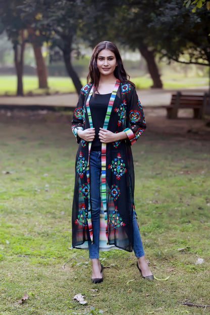 Be There With Pride Multicolor Kimono