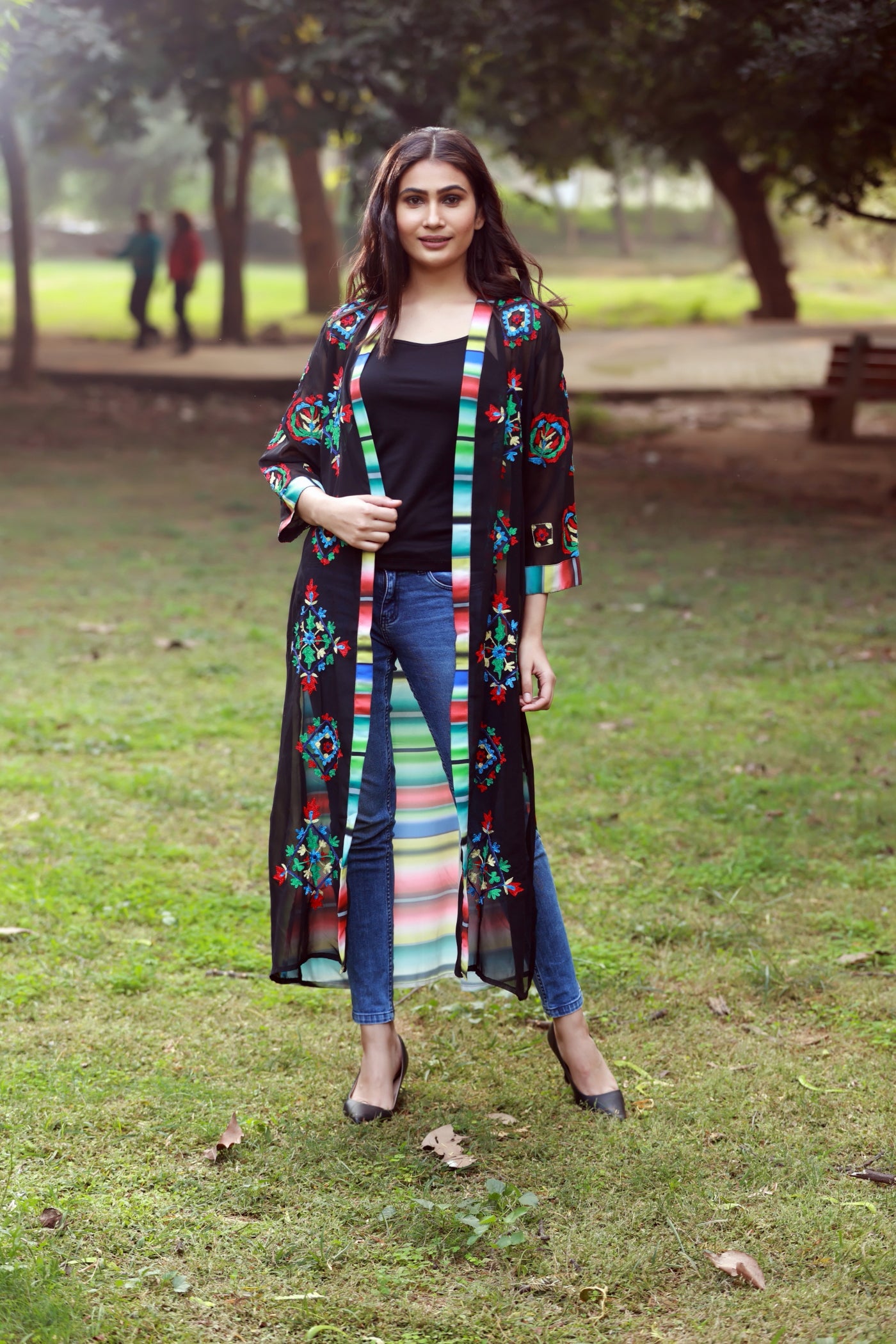 Be There With Pride Multicolor Kimono