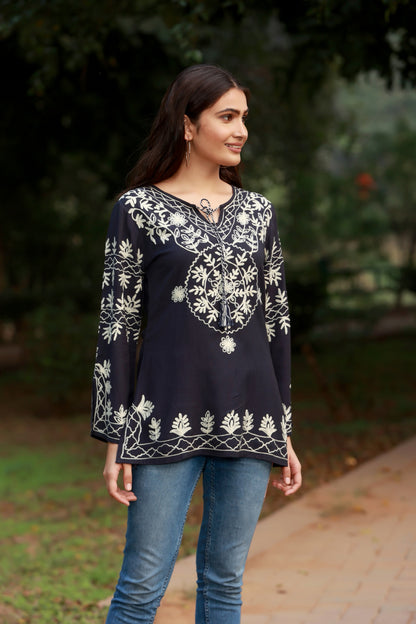 Go Crazy With Navy Tunic