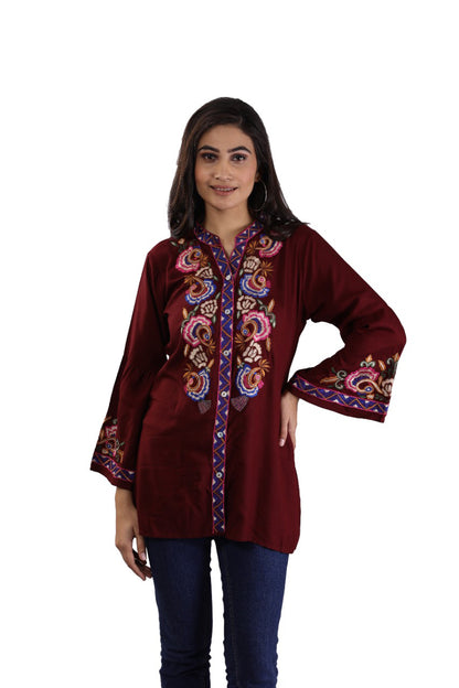 Buttons Up Till Alive Tunic