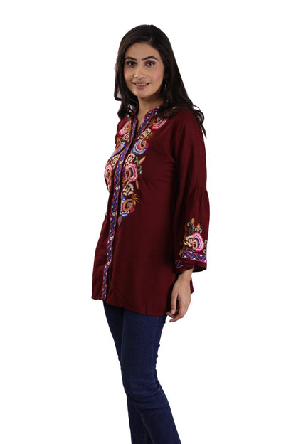 Buttons Up Till Alive Tunic