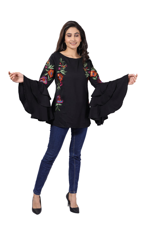 Yell Louder With Bell Sleeves Tunic