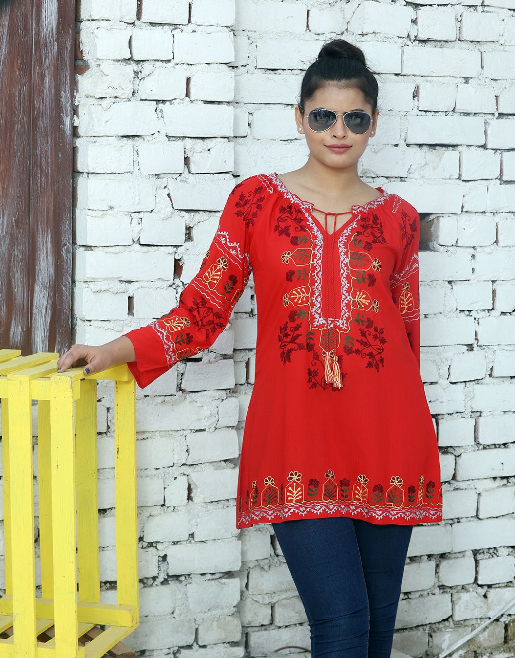 Breathe in Style Nature Inspired Tunic