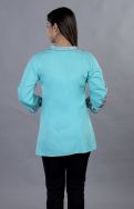 Crystal Clear Turquoise Blue Top 