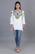 Relax Over Race Embroidered Tunic 
