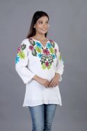 Relax Over Race Embroidered Tunic 
