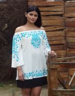 Wear It Off And On White Tunic