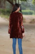 Be The Change Velvet Tunic