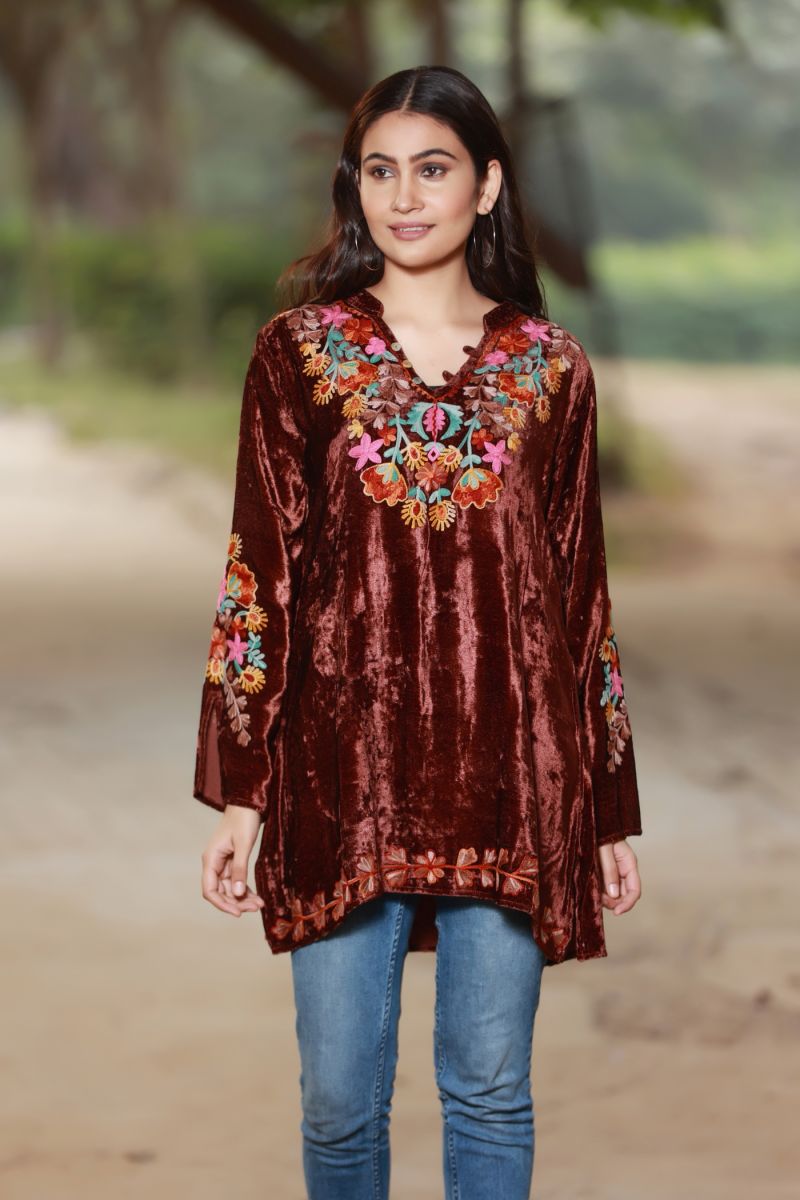 Be The Change Velvet Tunic