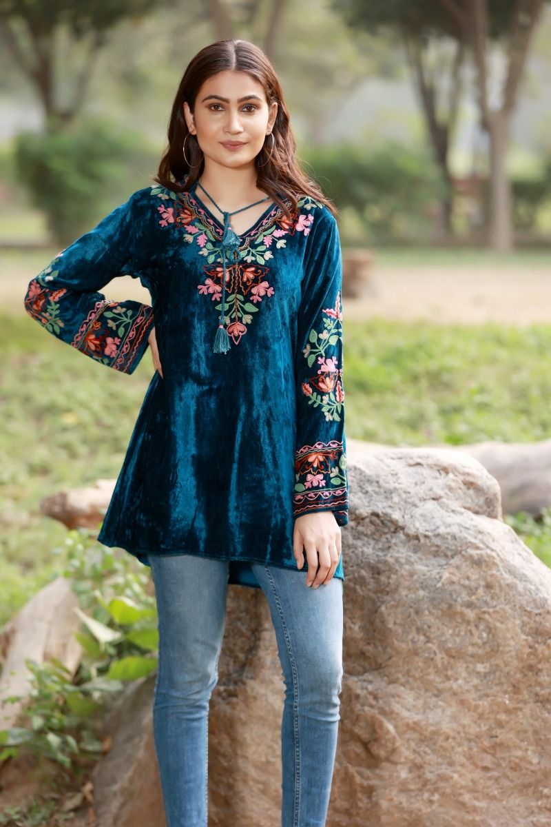 Seal The Look With Teal Tunic