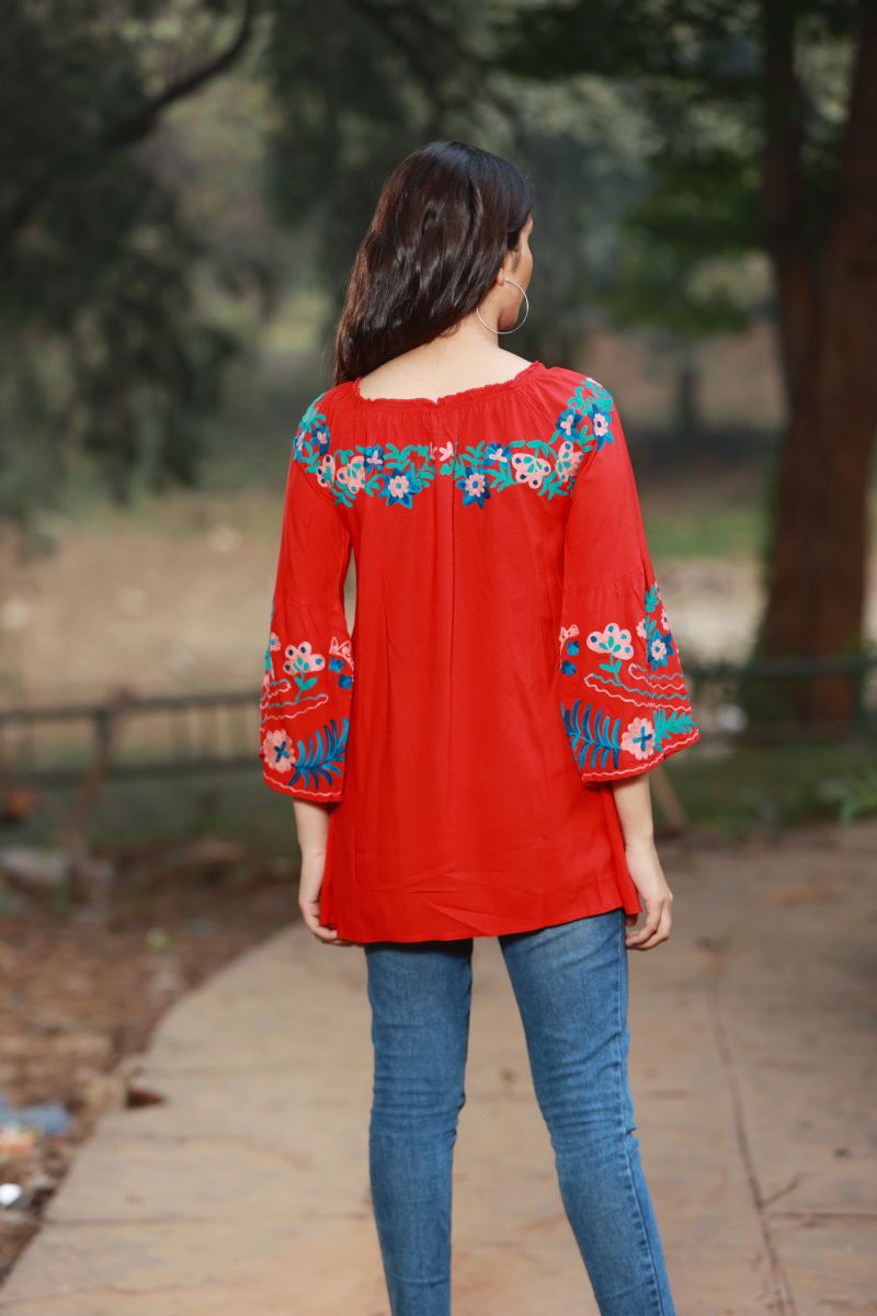 Get Set In Red Tunic